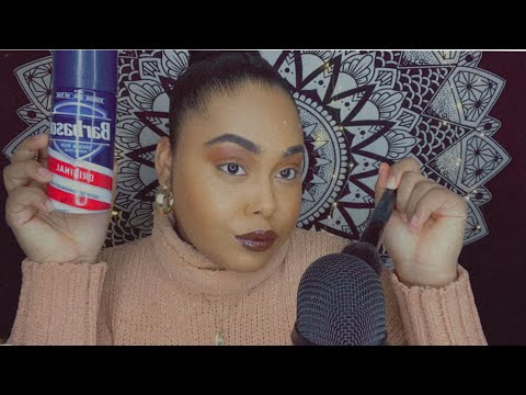 ASMR | Shaving Cream On Mic + Crinkles ⚡️☘️ New ASMR