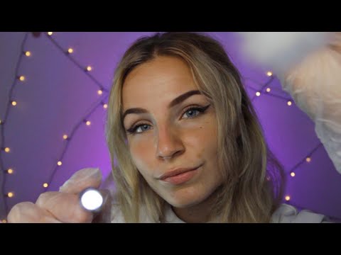 ASMR Skin analysis and maping, blackheads extraction | Dermatologist doctor RP | gloves, oil, light