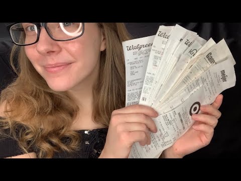 ASMR Receipt Tearing/Ripping/Crumpling