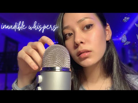 ASMR 💜 PURE CLICKY, CRISPY INAUDIBLE WHISPERING