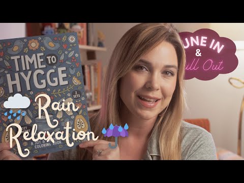 Unwind with Me✨ Cozy Coloring & Rain Sounds to Melt Your Stress Away 🌧️🎨 ASMR Soft Spoken