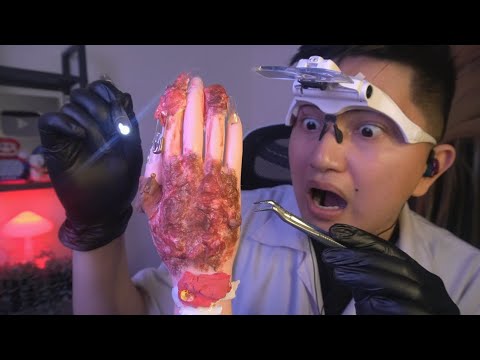 [ASMR] Roleplay Doctor SPECIAL HELLOWEEN | Clean Your Hand