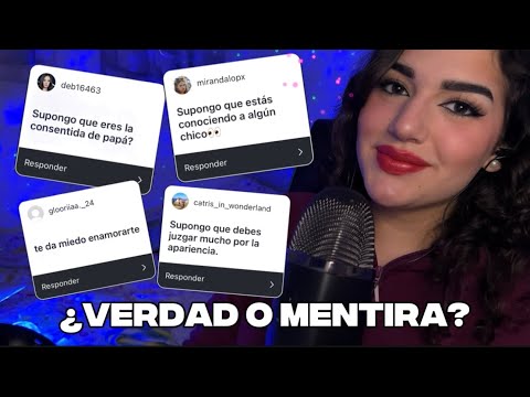 ASMR REACCIONANDO A SUPOSICIONES SOBRE MI 😳