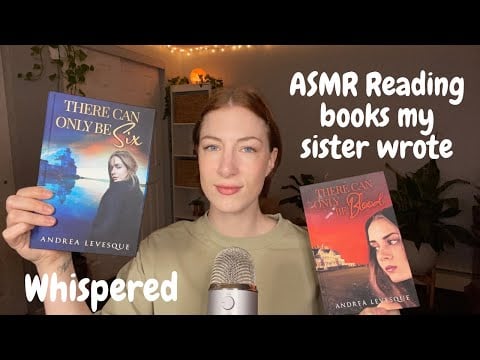 ASMR Whispered Storys to help you sleep | Reading books my sister wrote | YA Mystery Fiction, Queer