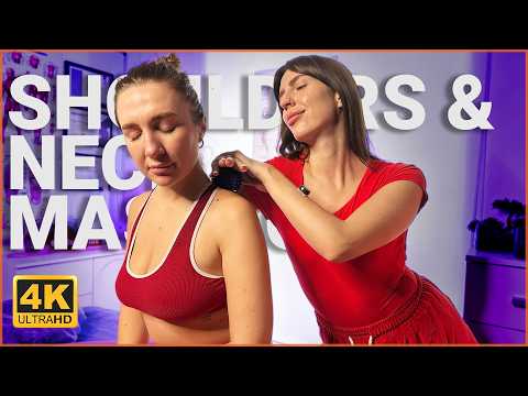 Strong Sport Neck and Shoulder Massage for Muscle Recovery