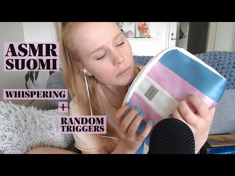 ASMR SUOMI whispering life stuff and triggers