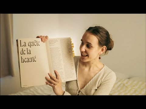 french artist is talking about Mucha & Art Nouveau (asmr)