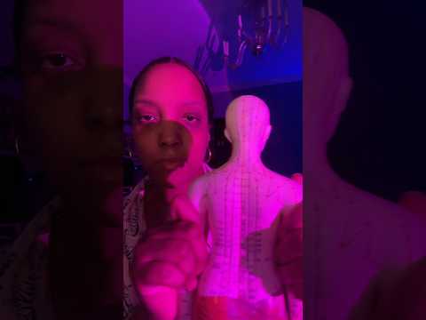 ASMR acupuncture doll gripping/massaging sounds and rollerball #asmr