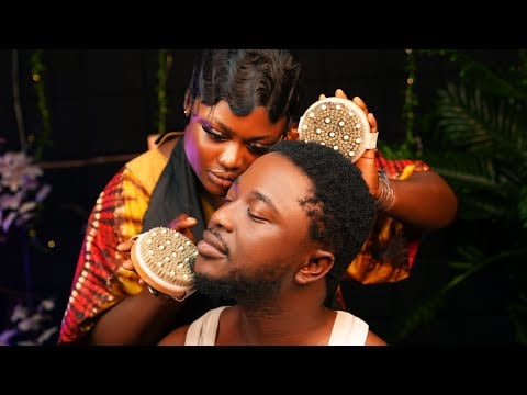 ASMR Beard & Fabric Scratching ✨ Deep Neck Massage & Ingrown Hair Pulling (No Gum)