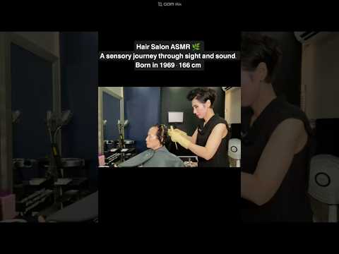 미용실ASMR 시각과청각의 활성화 # 뿌리 볼륨펌Hair salon ASMR visual and auditory activation #Root volume perm