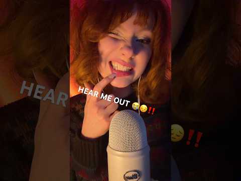 TEETH ASMR … too weird ?? or too tingly 🤞 #asmr #satisfying #scratching