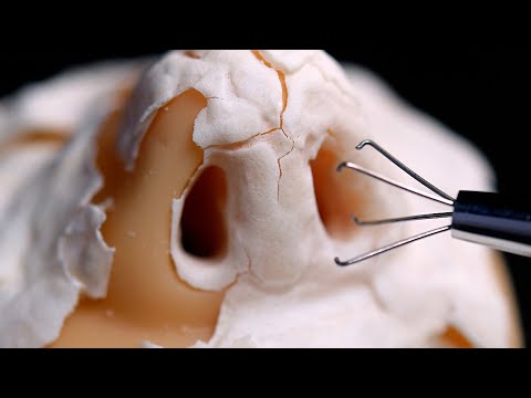 Exfoliate the nose, navel and ears with a special tool | ASMR | 45 min