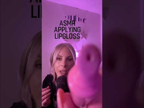 ASMR LIPGLOSS APPLICATION ON YOU AND ME 👄 #asmrshorts #lipgloss #relaxing #asmrvideo
