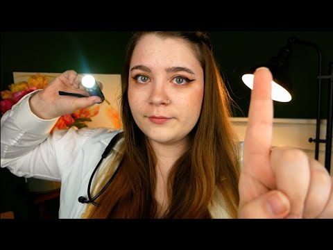 Super Slow & Relaxing Medical Exam (Lights Out Eye Testing, Ear Exam, Stethoscope) 🩺 Medical ASMR RP