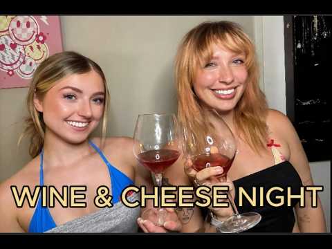 WINE & CHEESE ASMR 🧀🍷 l Satisfying Eating Sounds with my Friend