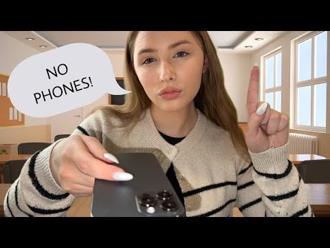 ASMR Roleplay | Strict Teacher Proctors Your Exam 👩‍🏫💬📝