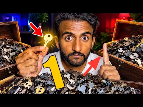 ASMR 🗝️ 100 Keys, 1 Correct Key | My New Idea 💡 