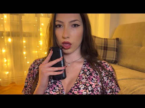 ASMR SLOW MOUTH SOUNDS WITH THE TASCAM 👄