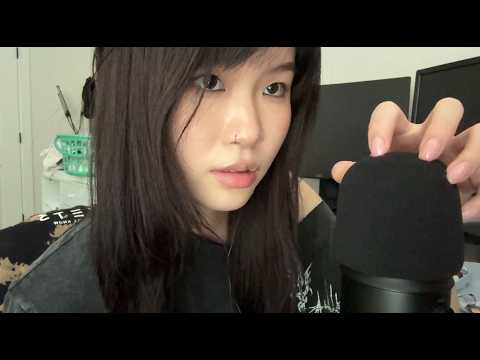 ASMR FAST and AGGRESSIVE Triggers // tapping, mic touching, mouth sounds
