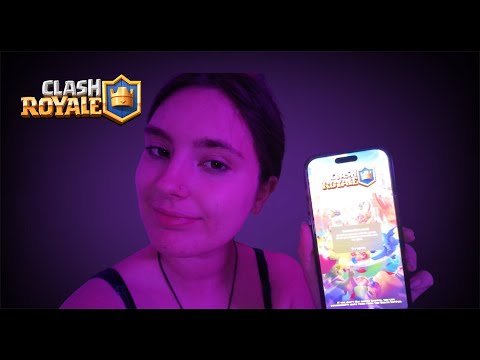 ASMR ★ first time playing clash royale