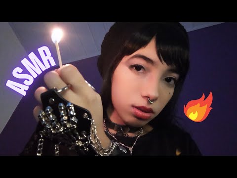 ASMR TERAPIA COM FOGO - TIRANDO SUAS ENERGIAS NEGATIVAS