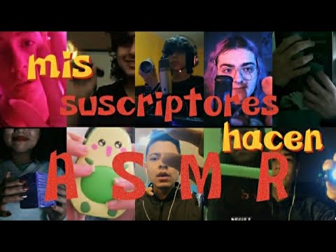 ASMR RÁPIDO 1 MINUTO CON MIS SUSCRIPTORES