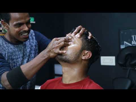 Strong Wrist Barber Doing Strong Massage | Neck Cracking Head Massage ASMR