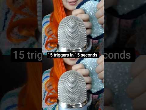 ASMR 15 TRIGGER in 15 SEC #asmr #shorts #shortvideo
