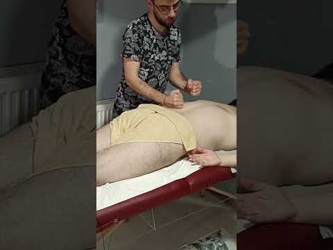 BACK AND SPORTS THERAPY SLEEP MASSAGE #shortvideo #massage #asmr #triggersforsleep #sleepsolution