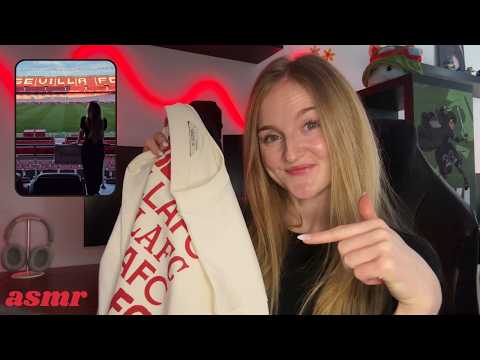 Storytime mit Fabric Sounds & Tapping - Stadiontour in Sevilla / ASMR Reliya
