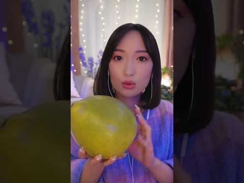 ASMR avec un pomelo chinois 🍊☀️
