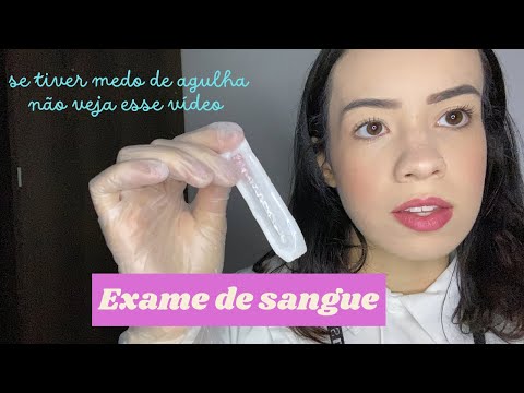 ASMR- EXAME DE SANGUE 🩸