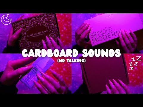 ASMR 30 Minutes of Cardboard Sounds | No Talking 📦💤