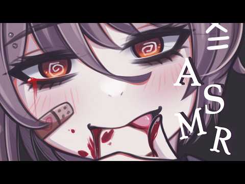 Hungry Vampire Girl Craves Your Blood 🩸ASMR Roleplay [Friends to More] [Heartbeat Sounds]