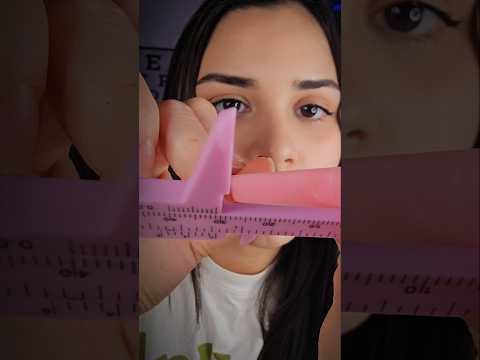 ASMR. tirando suas medidas 😴 #asmr #medidas #triggers