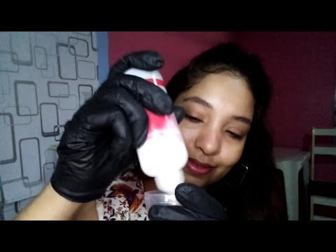 ASMR pintando seu cabelo (com sons de luvas) 🧤✨
