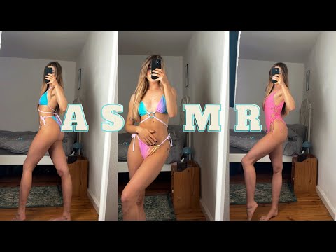 ASMR mit Bikini Try-On Haul, ganz viel sanftem Geflüster und Tapping l Cupshe