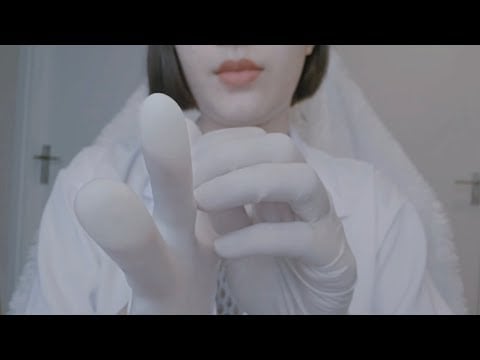 ASMR Latex Gloves Girl Doctor Roleplay Thai คุณหมอตรวจตากุ้งยิงให้คุณ 🍤 - RAINIE ASMR