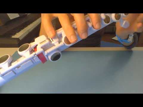 ASMR Nuvo flute show and tell