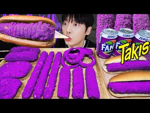 ASMR MUKBANG 직접 만든 타키스 대왕 가래떡 떡볶이 불닭볶음면 치즈스틱 핫도그 먹방 & 레시피 FIRE NOODLES AND Tteokbokki EATING SOUND!