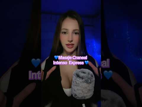 Masaje craneal express, vídeo largo en mi canal 💙💙💙 #asmr #relax #asmrespañol #dormir #masaje ￼
