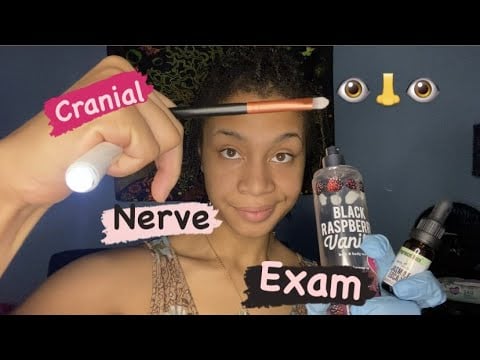 ASMR - Cranial nerve examination (Chanade)