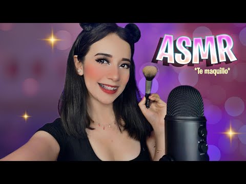 Te maquillo 💄 asmr en español 💫 #asmr #asmrmakeup #susurros #asmrmaquillaje #makeup