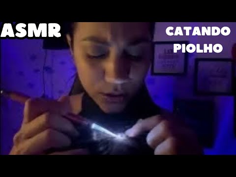 PARTE 2 CATANDO PIOLHO/LEINHA ASMR #asmr #relaxing #satisfying