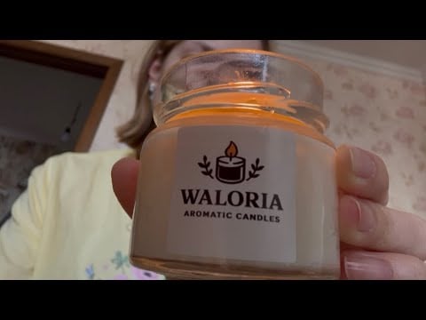 ASMR звук свечки и болталка