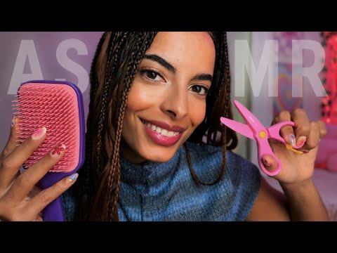ASMR Corte de Cabelo Feminino ✂️ Para Dormir Rápido 😴