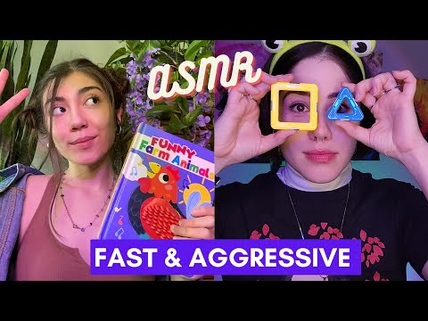 ASMR: Fast & Aggressive ⚠️ Sensory Assortment with the cutie 🍊 @lofiluvasmr