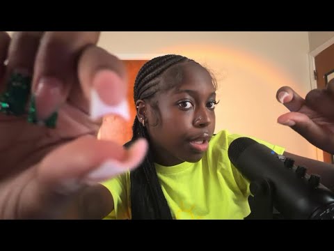 ASMR Plucking Your Negative Energy⚡️ (Personal Attention + Mouth Sounds)