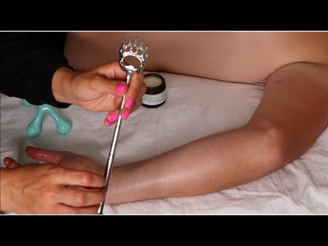 ASMR | Relaxing Summer Day Oil Massage +  Reiki Feat. Premium Jane