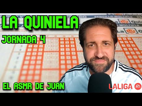 LA QUINIELA EN ASMR | JORNADA 4 DE LA LIGA EA SPORT